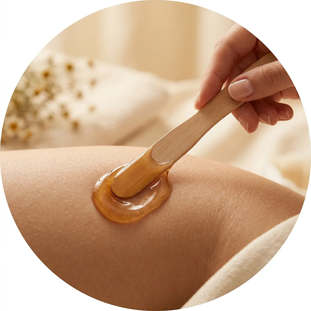 Waxing technique performed at Skincare and Waxing Kirkham